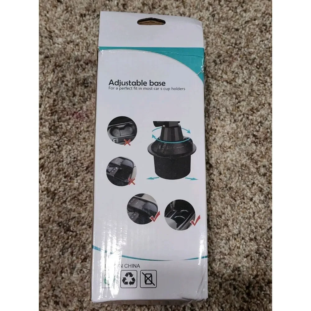 Car Cup Holder Phone Mount Will Hold Smartphone And Case New